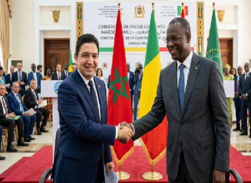 لقاء ناصر بوريطة ووزير خارجية مالي في باماكو