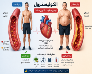 هل الوزن يسبب ارتفاع الكوليسترول